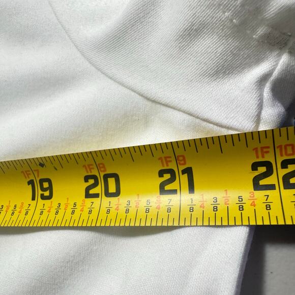 LL Bean White XL 100% Cotton T Shirt - Picture 4 of 4